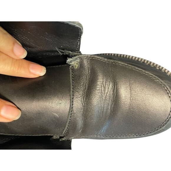 UNIF Women's 90s Black Class Shoe Buckle Platform Shoes Size 9 Y2K Grunge - Picture 15 of 16